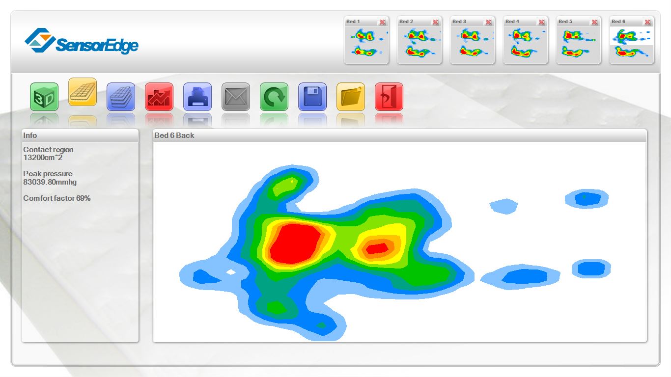 picture of our sleep system software used for comparing mattresses. This image links to the Sleep System page.